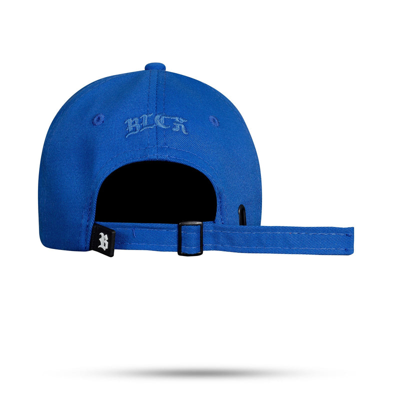 Boné Azul Royal Dad Hat Destroyed