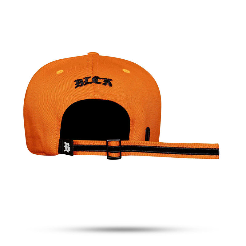 Boné Laranja Strapback Square