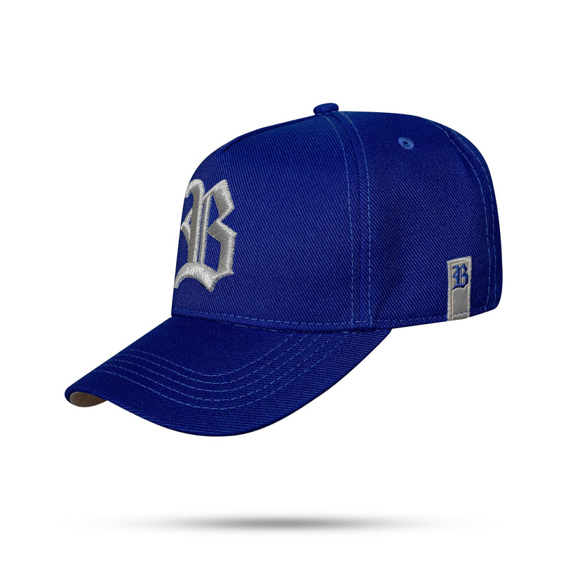 Boné Kids Azul Snapback Font Silver