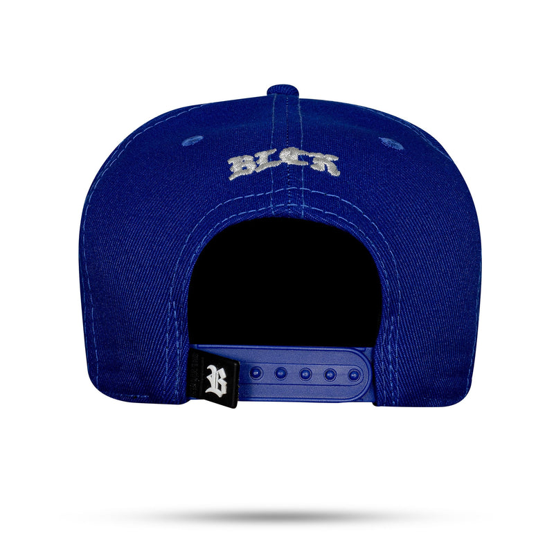 Boné Kids Azul Snapback Font Silver