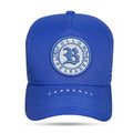 Boné Azul Snapback Trucker Follow Refletivo