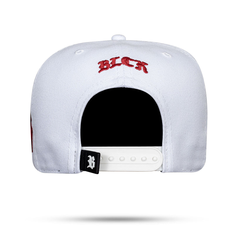 Boné Branco Snapback Butterfly