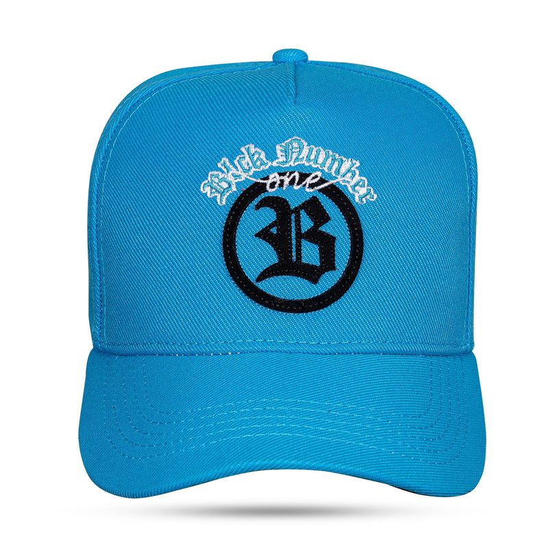 Boné Azul Celeste Snapback Script Circle