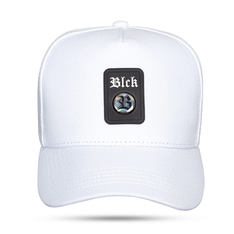 Boné Branco Snapback BLCK Holographic