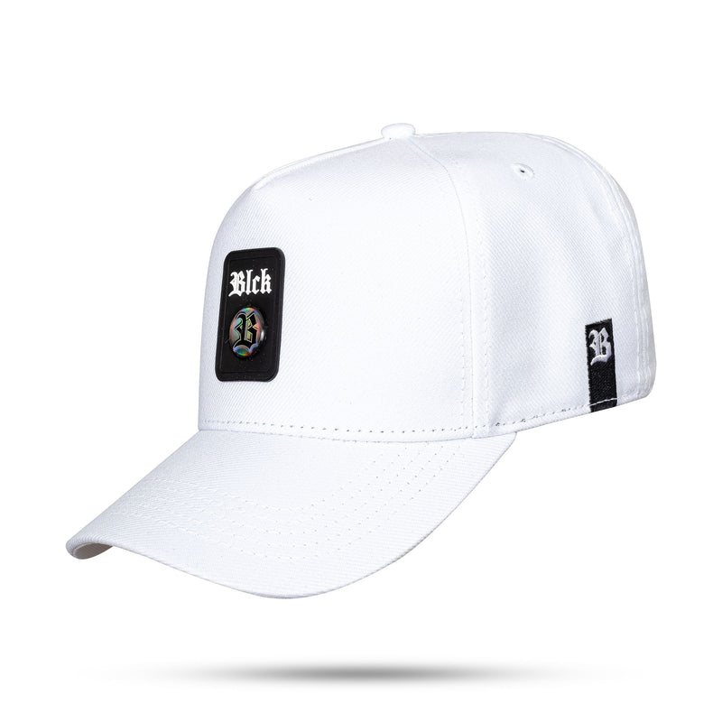 Boné Branco Snapback BLCK Holographic