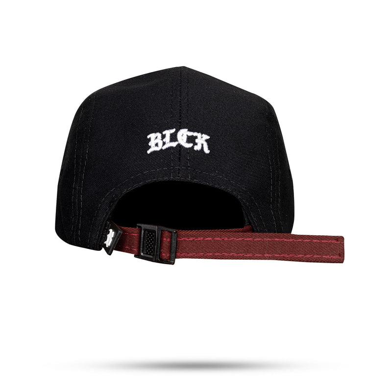 Boné Preto Strapback Five Panel BLCK Brand