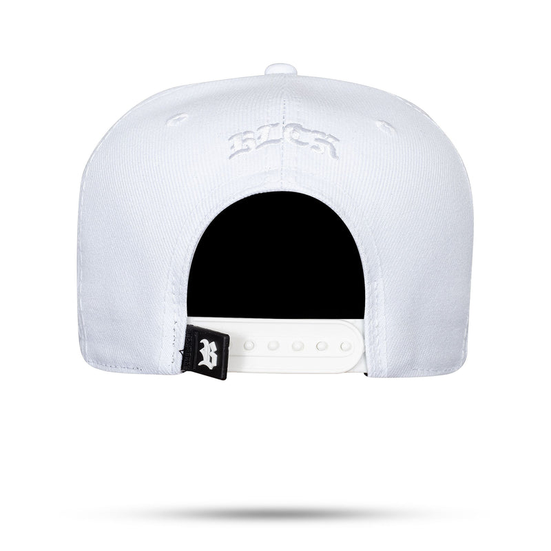 Boné Branco Snapback Zero Um Verniz Gold