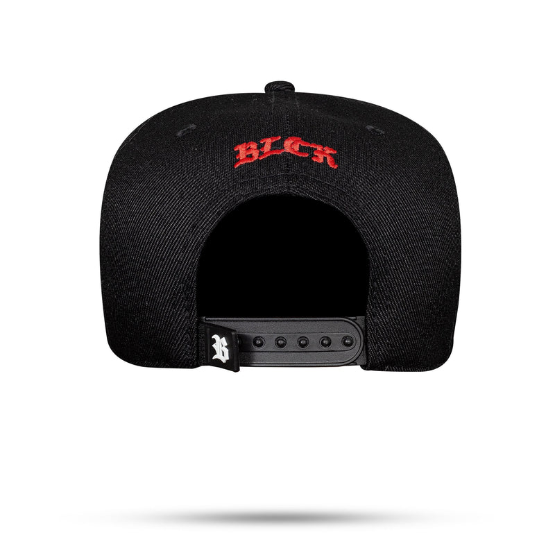 Boné Preto Snapback Alto Relevo EUA