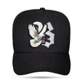 Boné Preto Snapback Dove Rose