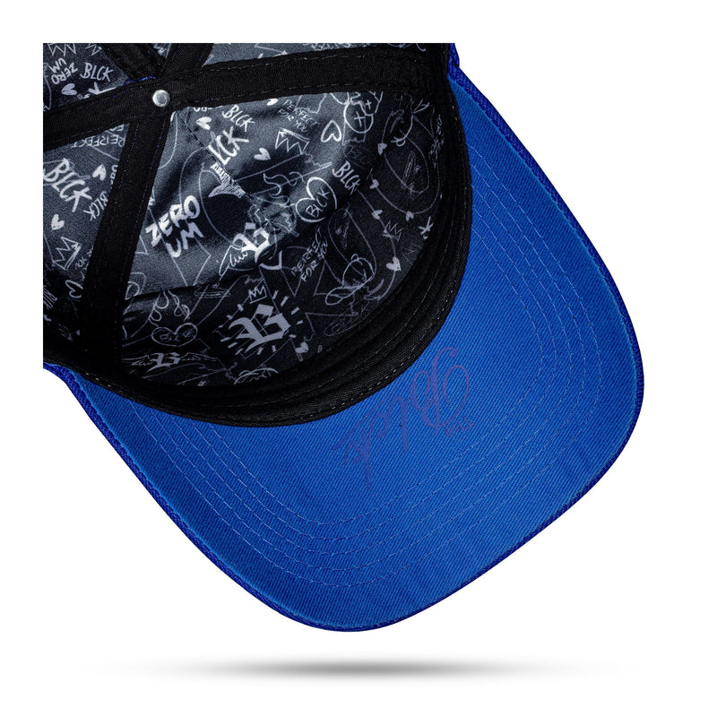 Boné Azul Royal Snapback Branch