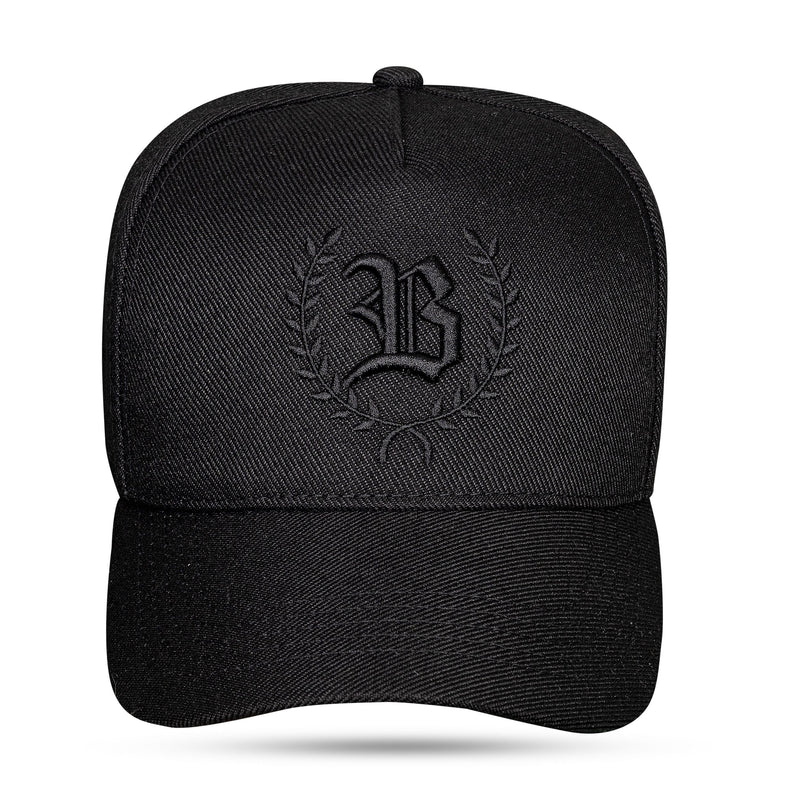 Boné Preto Snapback Branch