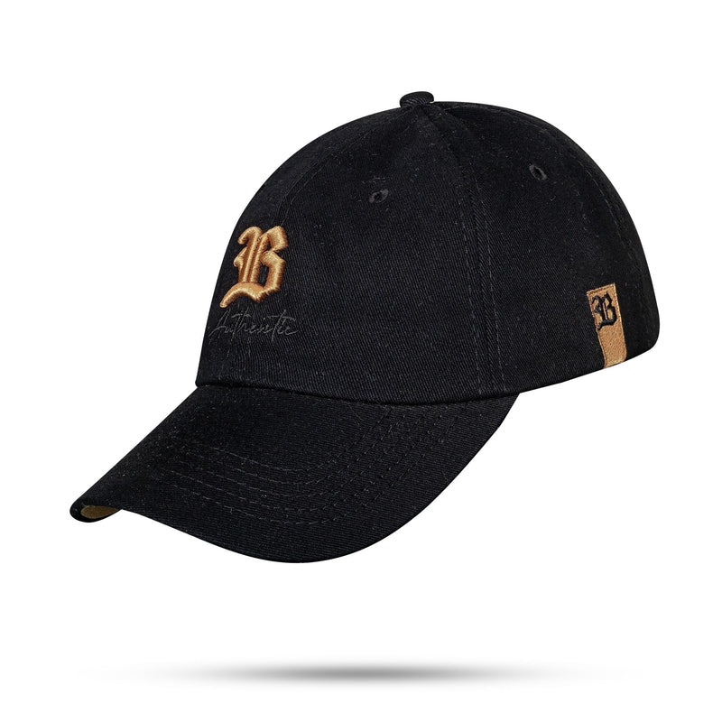 Boné Preto Dad Hat Authentic Caramelo