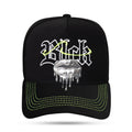 Boné Preto Snapback Nobuck Splash Mouth