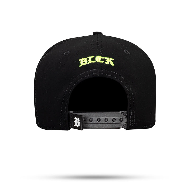 Boné Preto Snapback Nobuck Splash Mouth