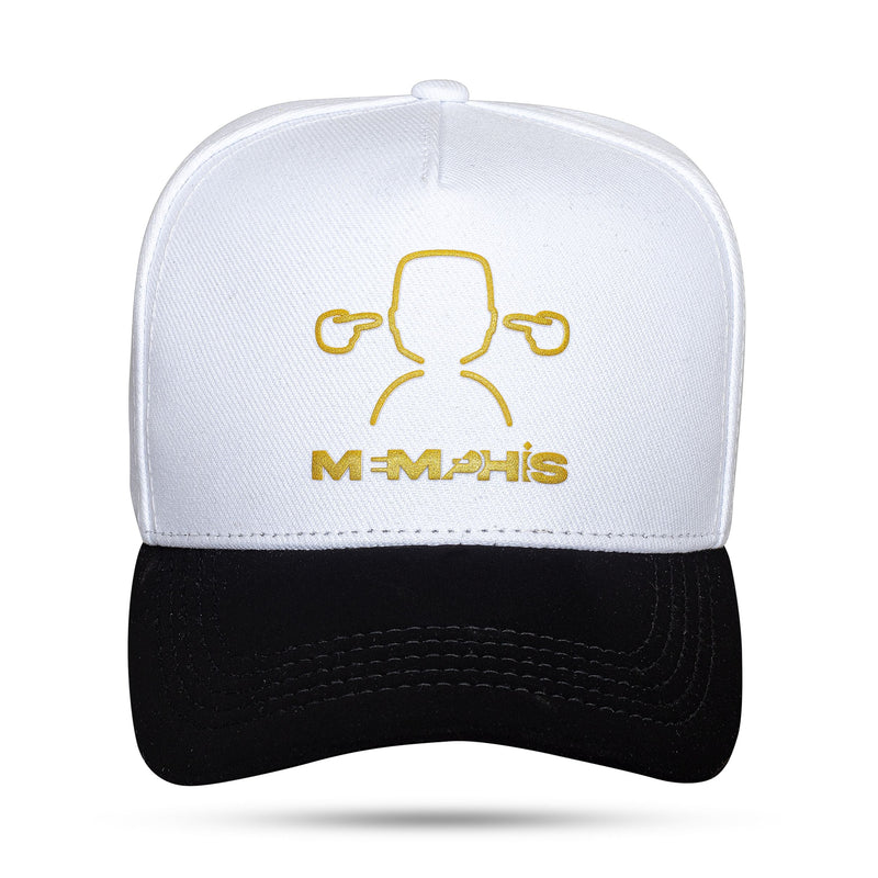 Boné Corinthians Branco - Snapback Ícone Memphis - Blck Brasil