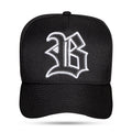 Boné Preto Snapback Contour Zig Zag Branco