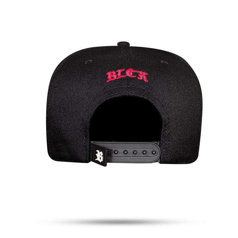 Boné Preto Snapback Number One Authentic Pink