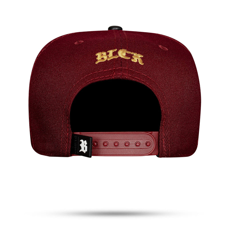 Boné Vinho Snapback Fire Globe