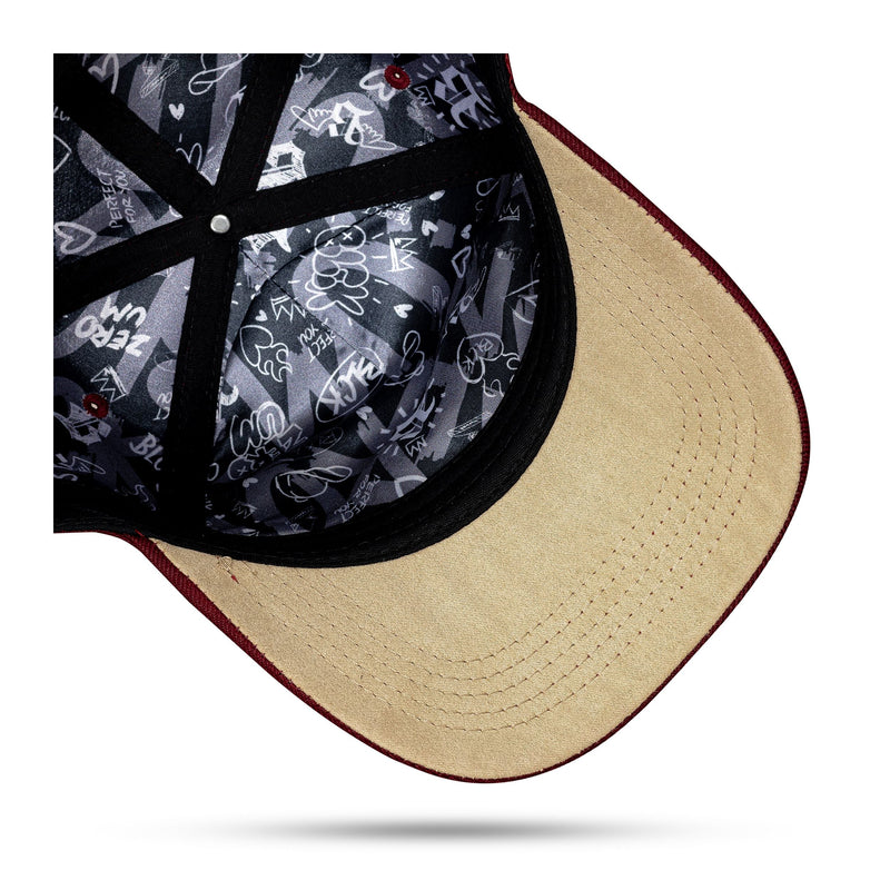 Boné Vinho Snapback Square Bege