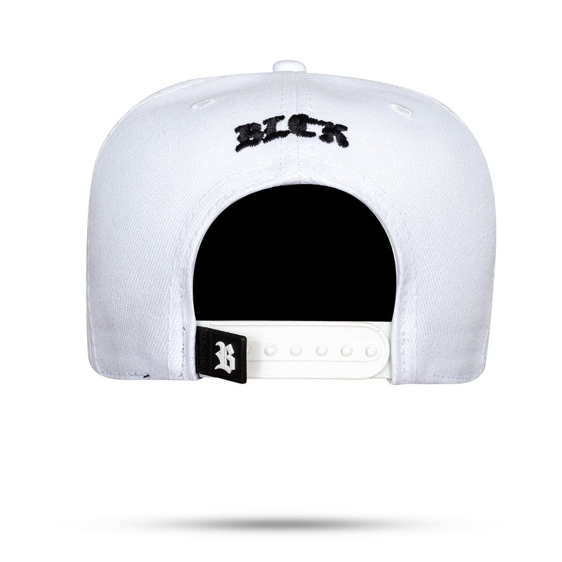 Boné Branco Snapback Patch Fast Fire