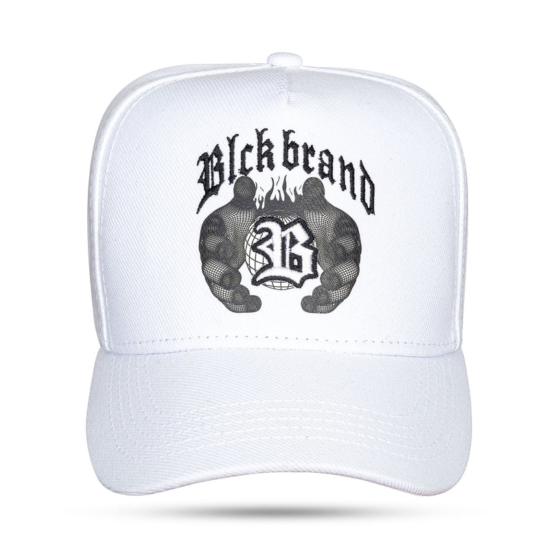 Boné Branco Snapback Blck Brand