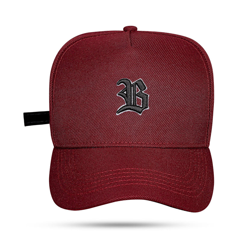 Boné Vinho Strapback Logo Basic