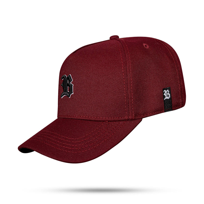 Boné Vinho Strapback Logo Basic