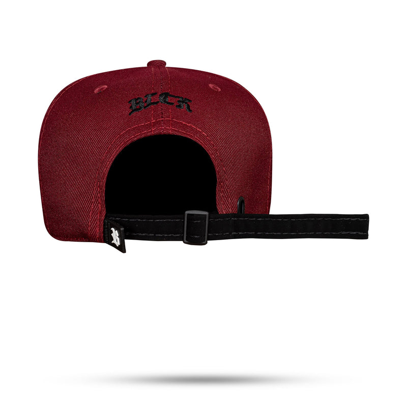 Boné Vinho Strapback Logo Basic