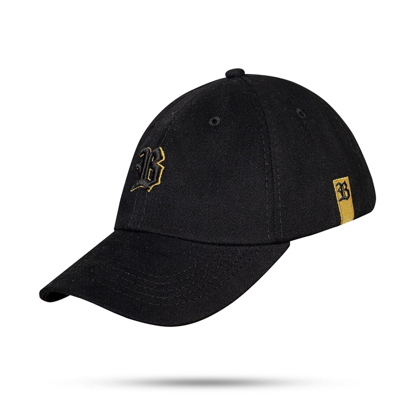 Boné Preto Dad Hat Contour Amarelo