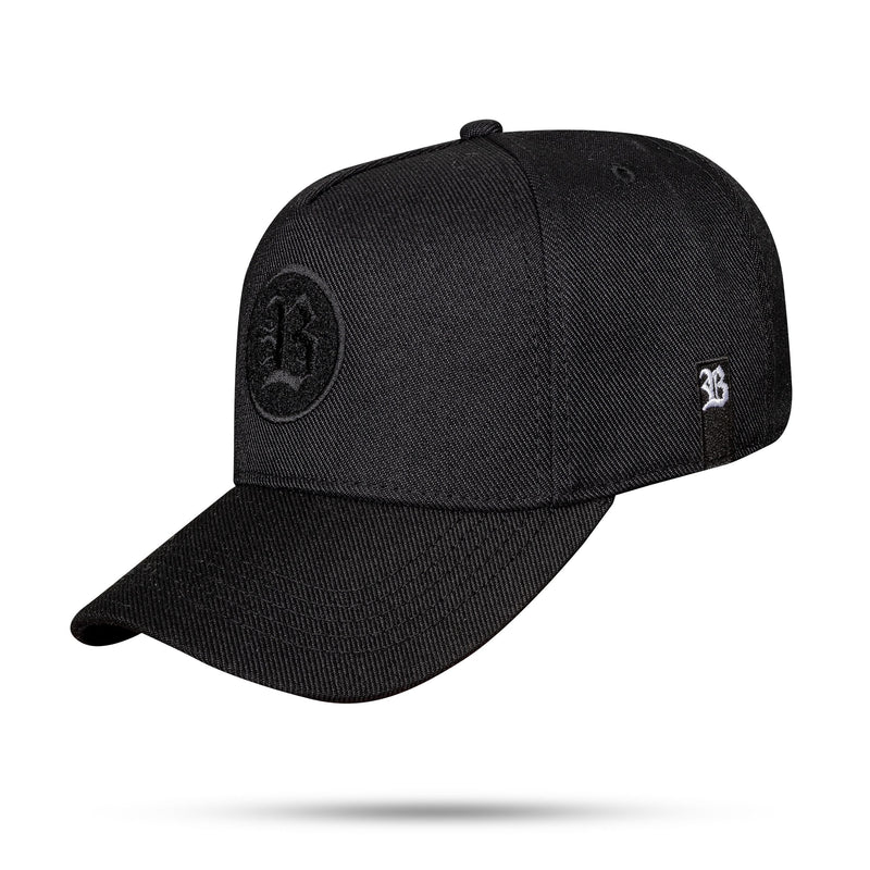 Boné Preto Snapback Patch Fast Fire