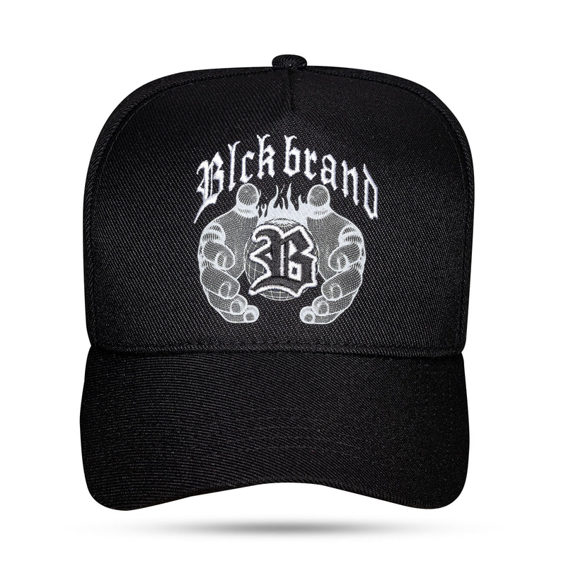 Boné Preto Snapback Blck Brand