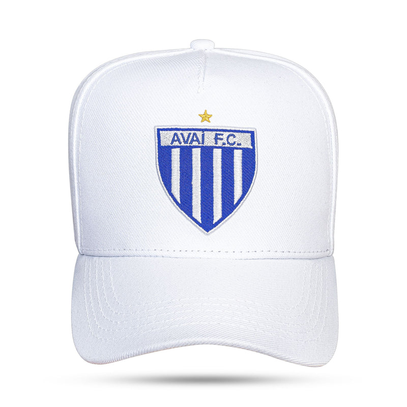 Boné Avaí F.C. - Branco Escudo Snapback - Blck Brasil