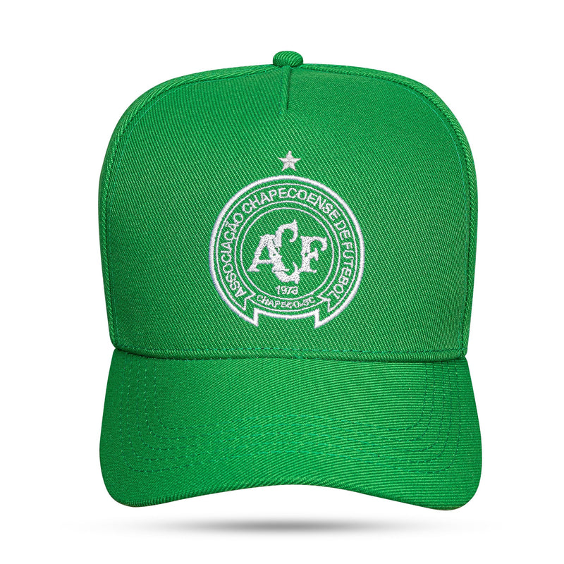 Boné Chapecoense - Verde Bandeira Escudo Snapback - Blck Brasil