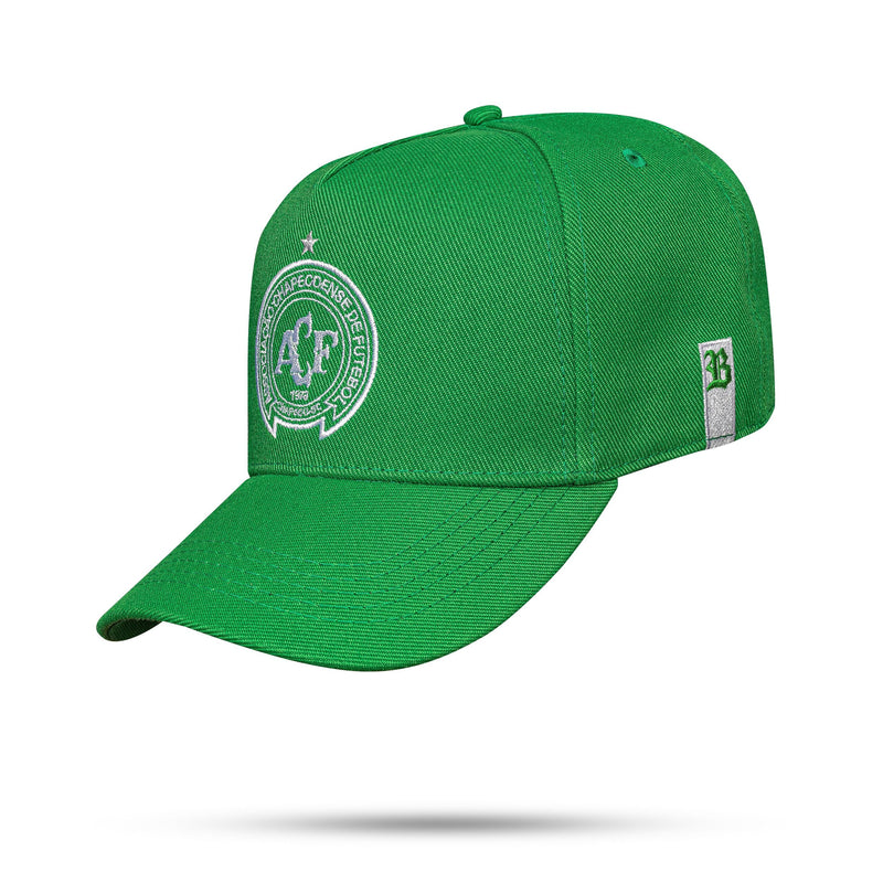 Boné Chapecoense - Verde Bandeira Escudo Snapback - Blck Brasil