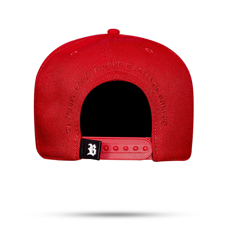 Boné Charlie Brown Jr - Basic Chorão Eterno - Snapback Vermelho