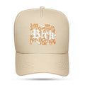 Boné Bege Snapback Strong Laranja