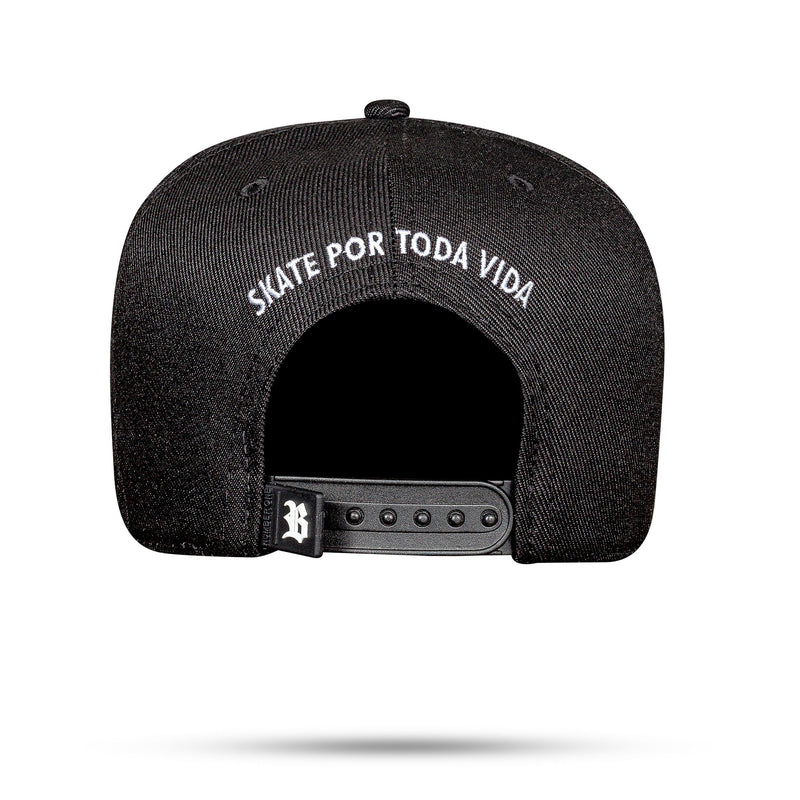 Boné Charlie Brown Jr - Marginal Alado  - Snapback Preto