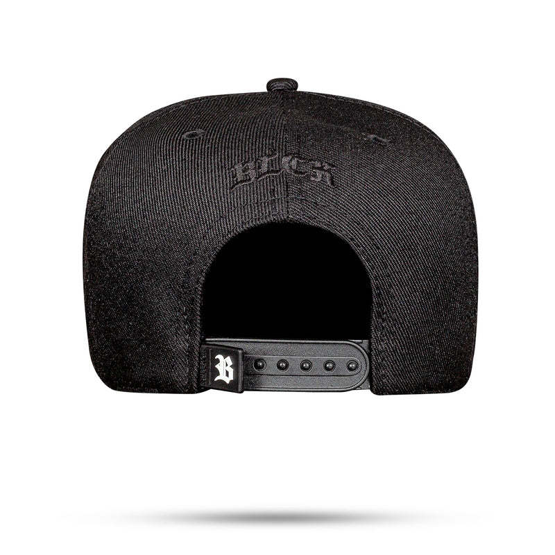 Boné Preto Snapback 400K Originally Holográfico Prata