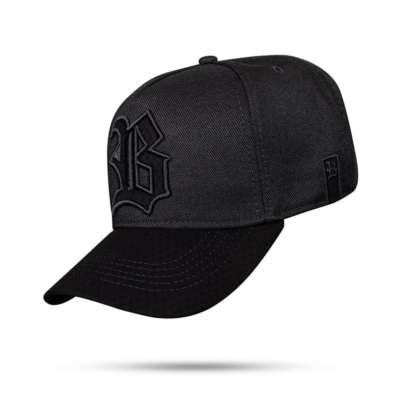 Boné Preto Snapback Aba Snake Fosco