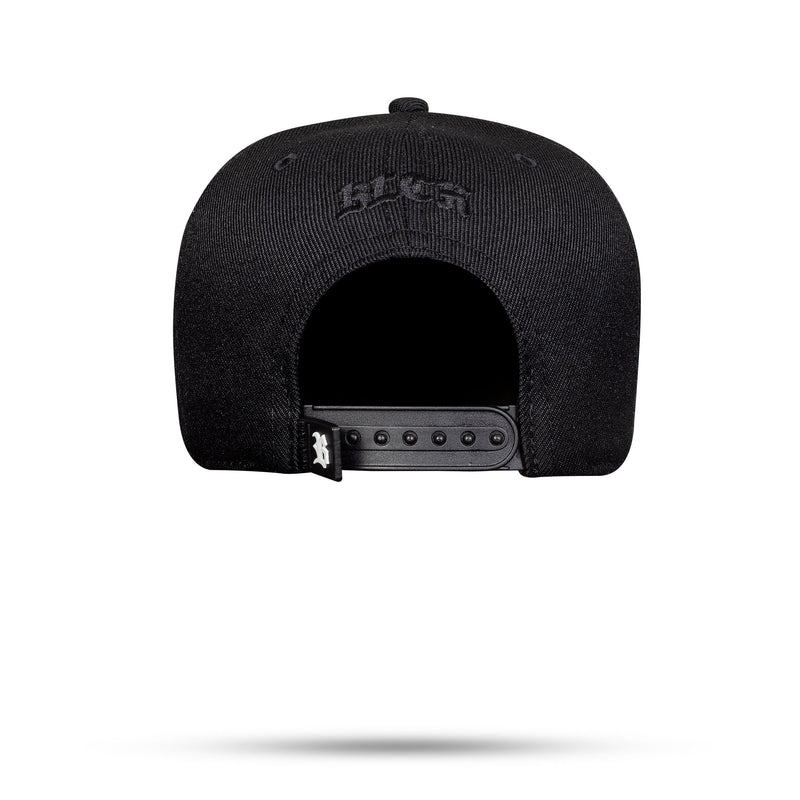 Boné Preto Snapback Aba Snake Fosco