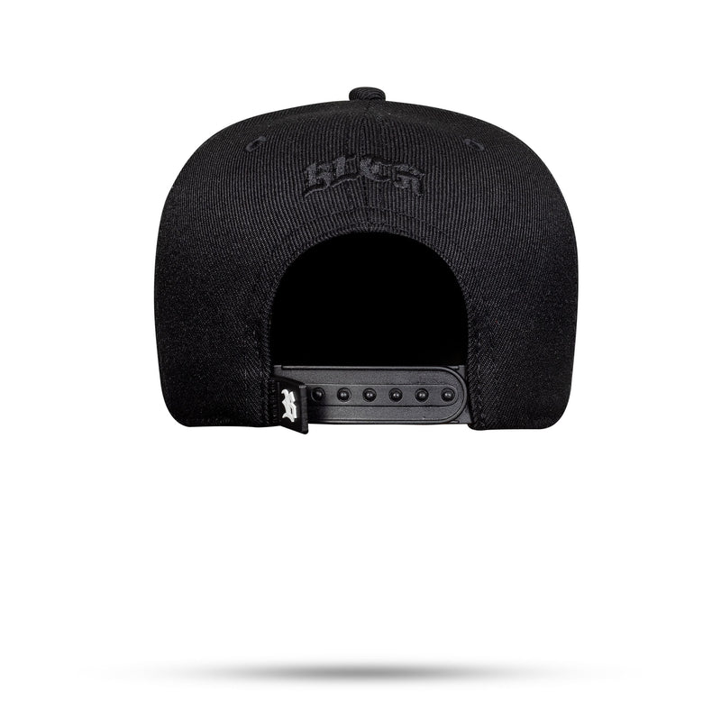 Boné All Black Snapback Aba Cotelê