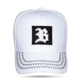 Boné Branco Snapback Square Aba Zig Zag