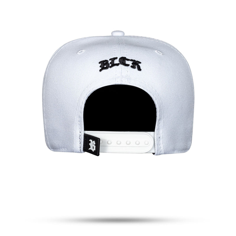 Boné Branco Snapback Square Aba Zig Zag