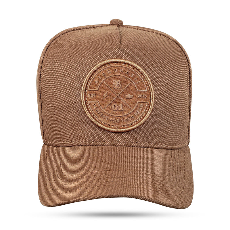 Boné Marrom Chocolate Snapback Zero Um