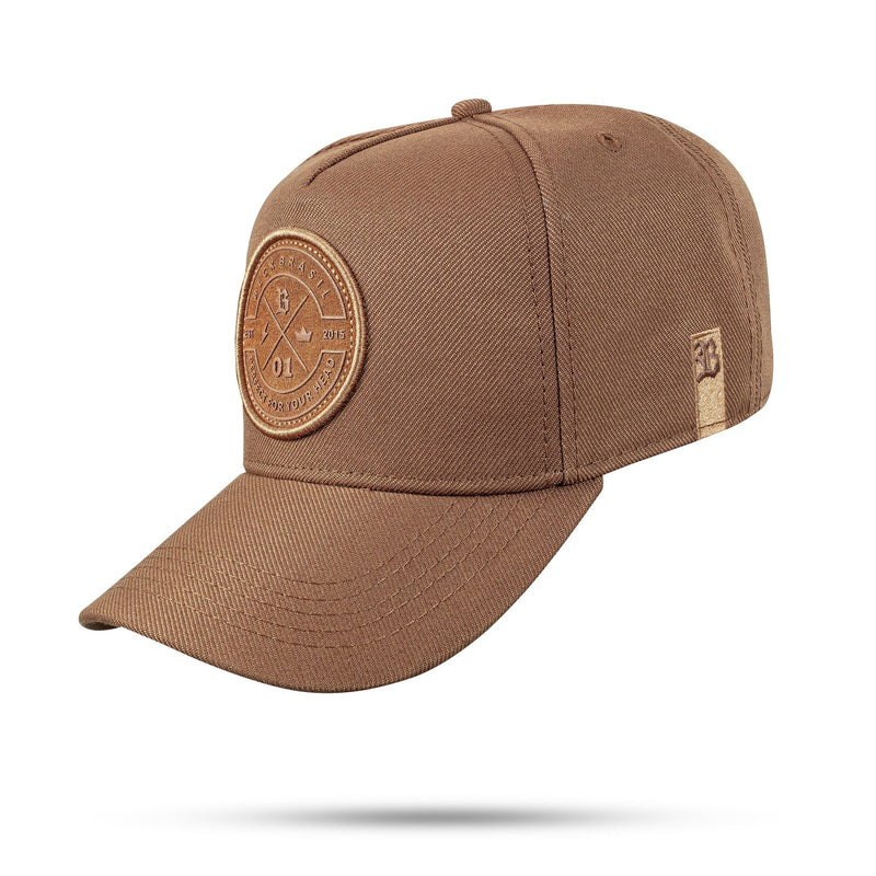 Boné Marrom Chocolate Snapback Zero Um