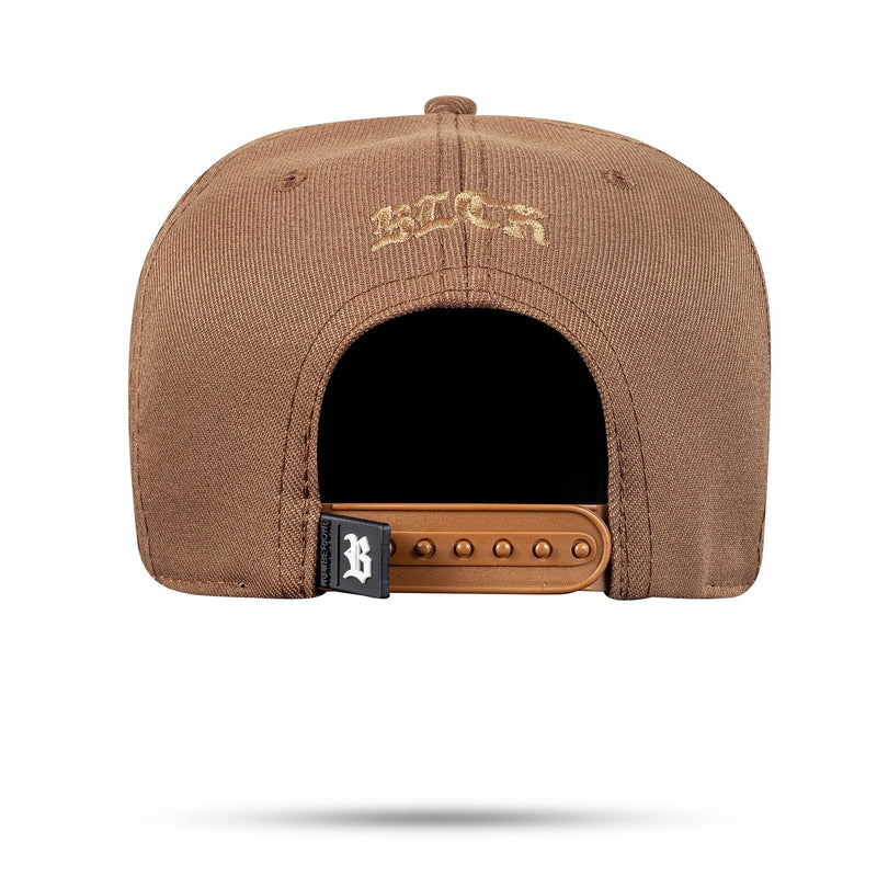 Boné Marrom Chocolate Snapback Zero Um