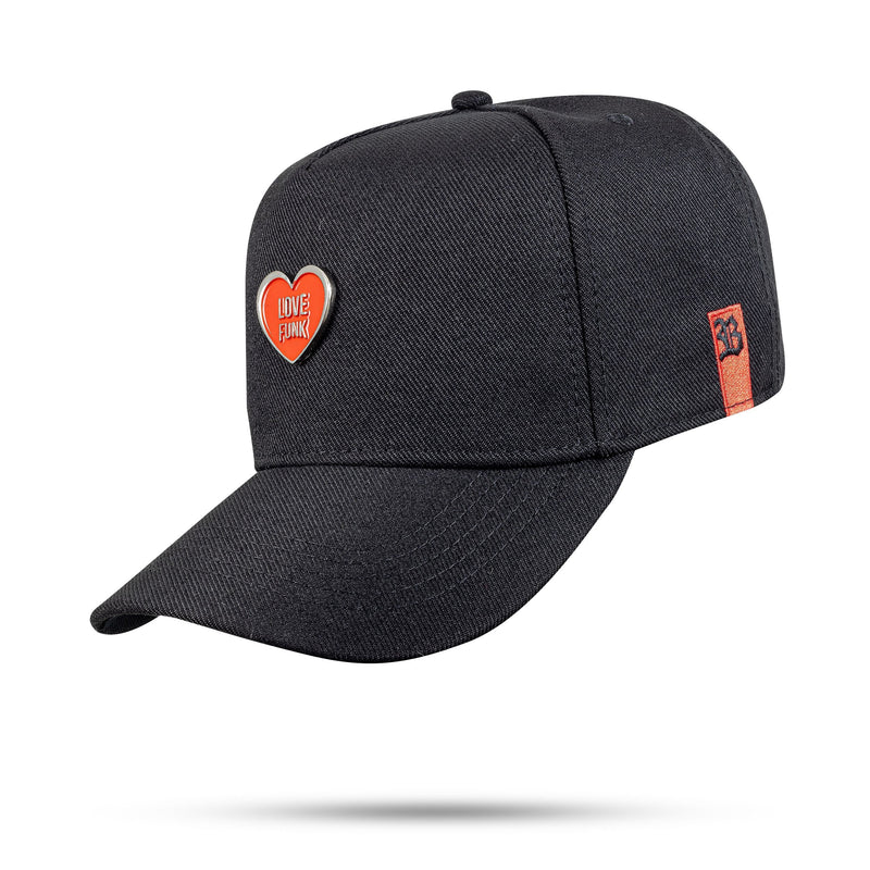 Boné Love Funk - Preto Metal Vermelho Snapback - Blck Brasil