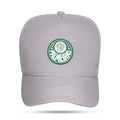 Boné Palmeiras - Escudo Cinza Borracha Snapback - Blck Brasil