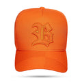 Boné Laranja Snapback Half Chess