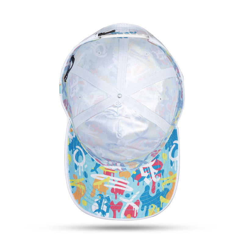 Boné Branco Snapback Splash Colors